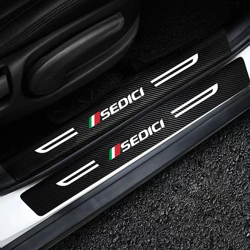 

Наклейки для защиты порогов дверей Fiat SEDICI, защитная пленка