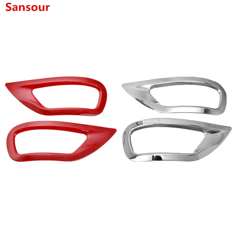 

Автомобильные наклейки Sansour для Jeep Grand Cherokee 2011 +, автомобильная задняя противотуманная лампа, декоративная крышка для Jeep Grand Cherokee, аксессуары