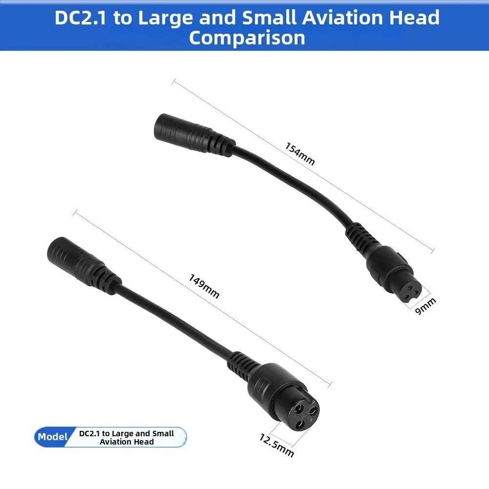 Batterie Ladegerät Anschluss Kabel Lade Port Adapter Kabel DC2,1 Zu DC2,5 Karte Wasserhahn Roller Lade Buchse Zubehör – Detail 5