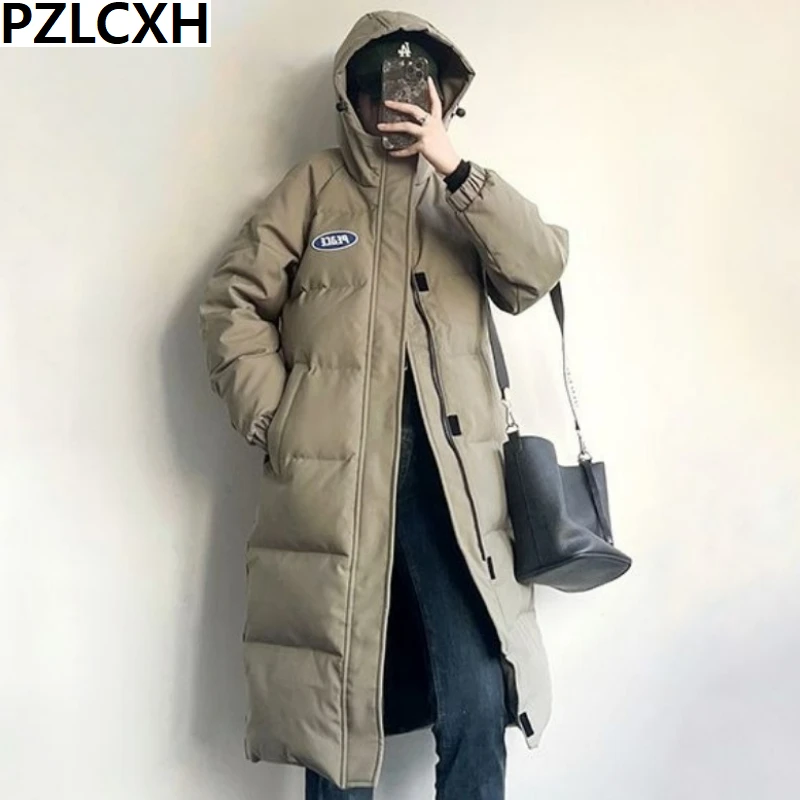 Women 2023 New Down Jacket Winter Coat Female Extended Version Hooded Parkas Loose Large Size Outwear Warm Thick Overcoat S-XL women s parka loose hooded large size quilted coat 2021 korea s splicing warm down coats thick short jackets for women winter