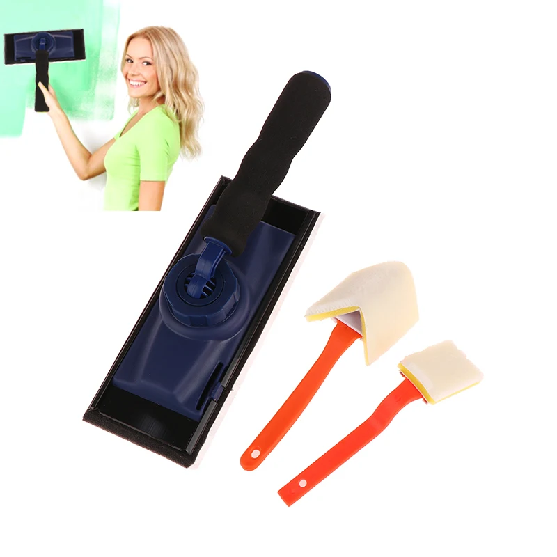 

Paint Latex Paint Brush Wall Color Separation Trimming Paints Multi-Functional No Dead Angle Paint Brushes Blue/Orange