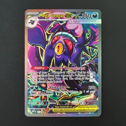 Handmade DIY Painted Mega Gengar Fan Art Anime Collectible Toy Cards (Gengar D)
