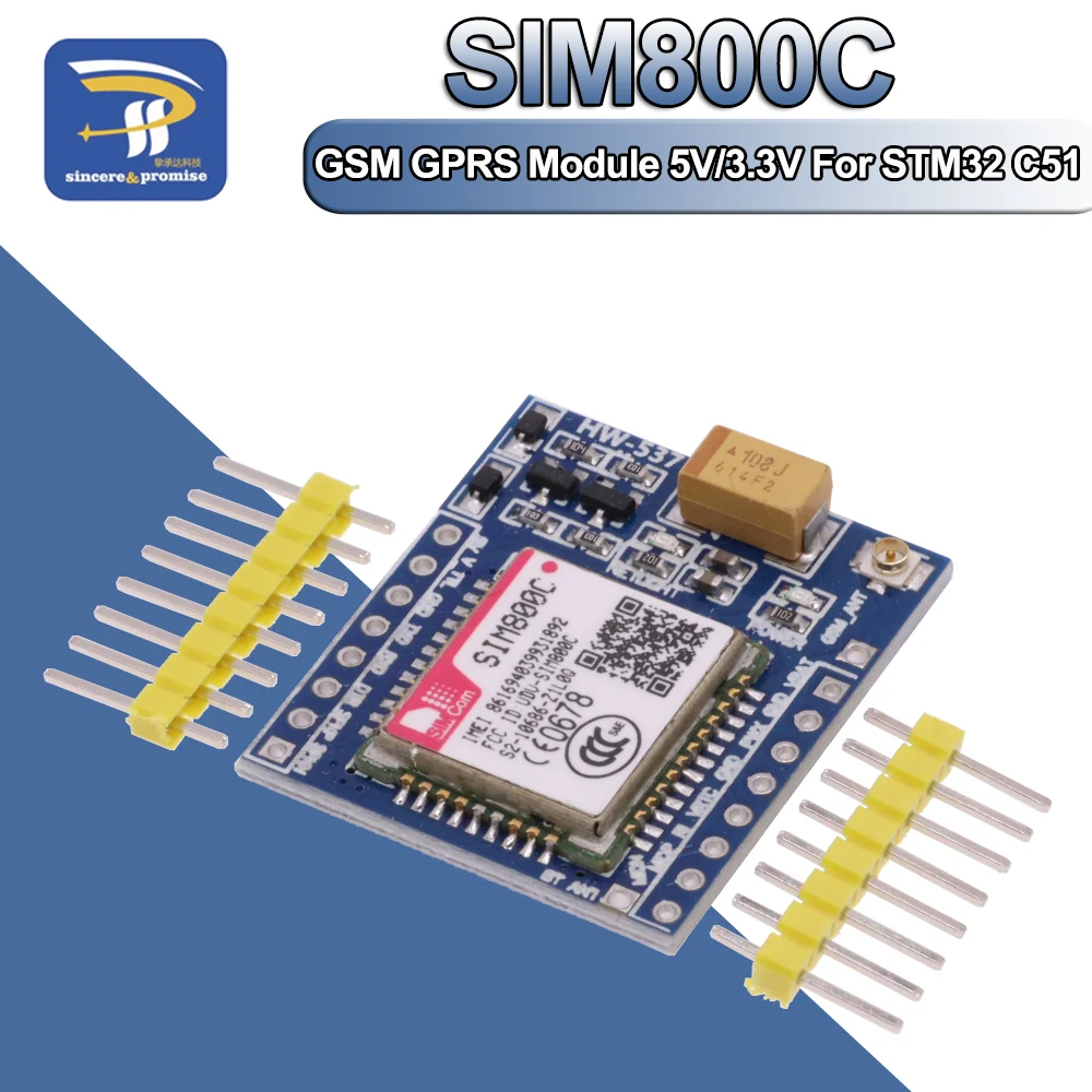 SIM800C-GSM-GPRS-Module-5V-3-3V-TTL-Development-Board-IPEX-With ...