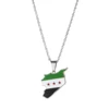 Stainless Steel Trendy Syria Map Flag Pendant Necklaces Syrians Map Women Necklace 4
