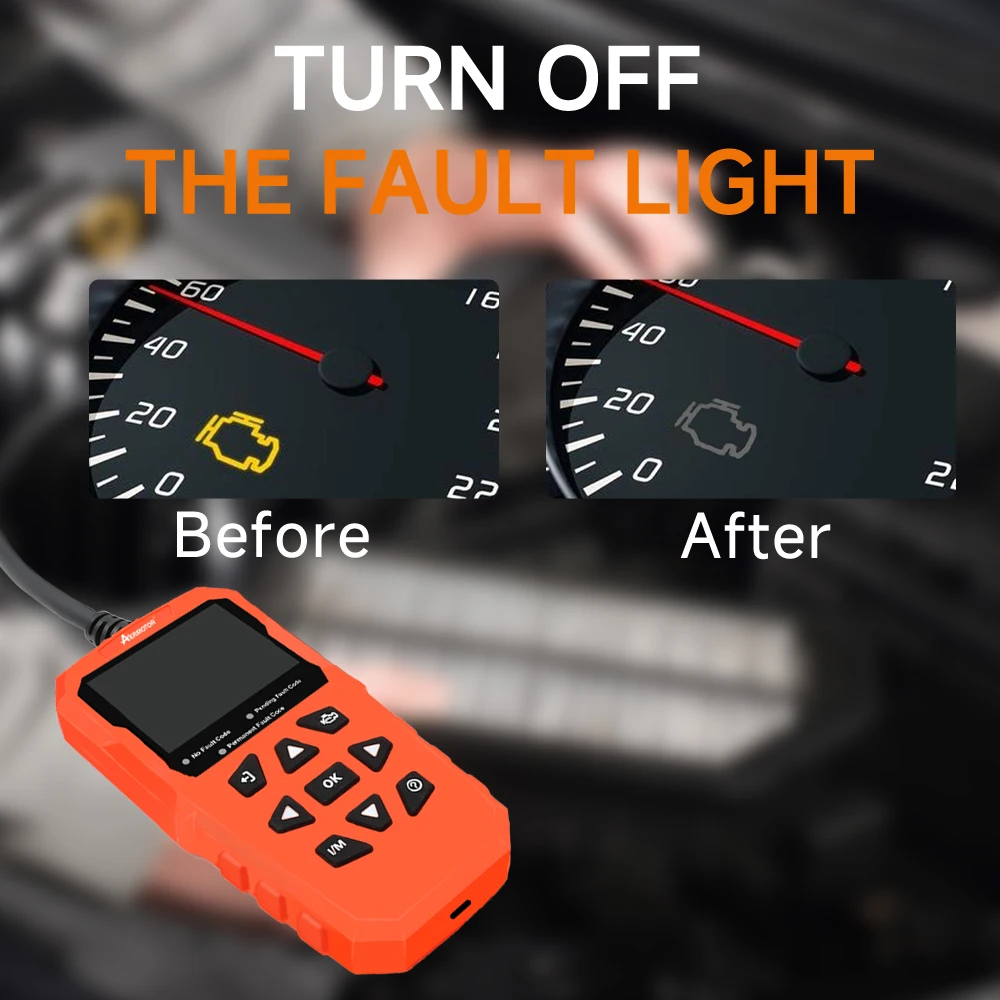 V880 Car Diagnostic Scanner Engine Check Car Code Reader Obd2 Diagnostic Tool Multi-Language On-Board