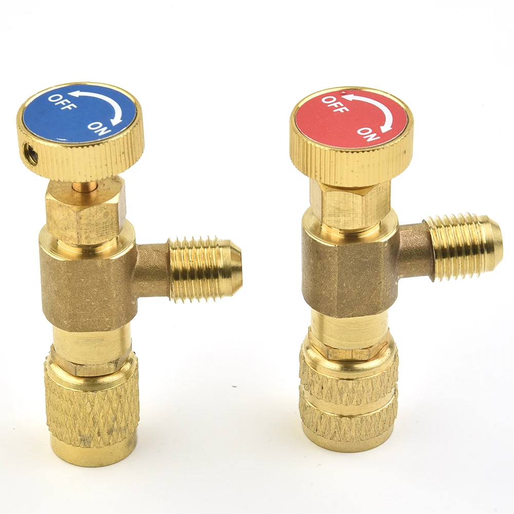 

Red Blue Aircon Refrigeration Charging Adapter Set Kit For R22/R410A 1/4\\\\\\\\\\\\\\\\\\\\\\\\\\\\\\\" Valve