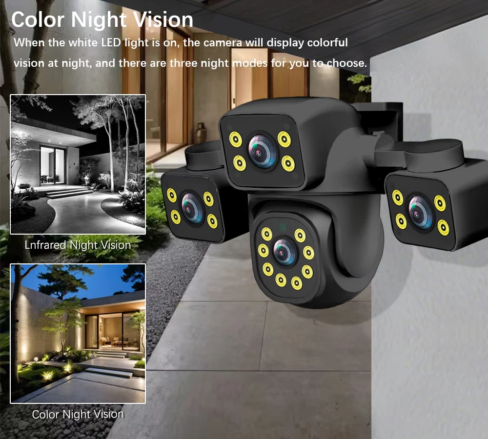 IPC360 Home 15MP Three Lens Three Lens Wifi Camera PTZ Outdoor Wireless Security Cam AI Human Monitoring Video Surveillance 6