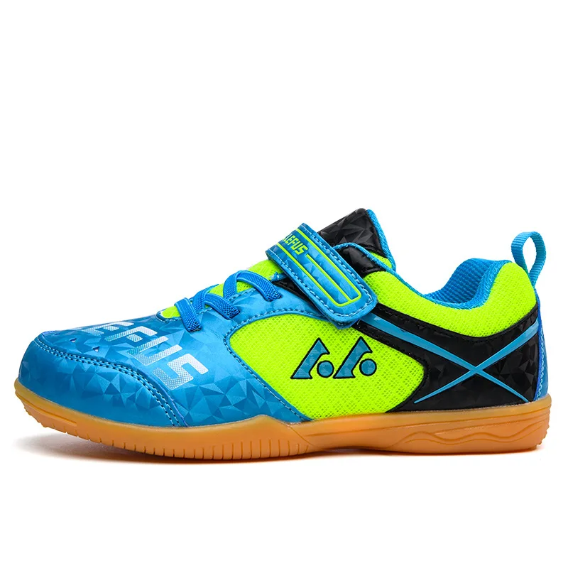 Kid Size 31-37 Table Tennis Shoes Breathable Wear-resistant Children Sport Sneakers Training Badminton Shoes