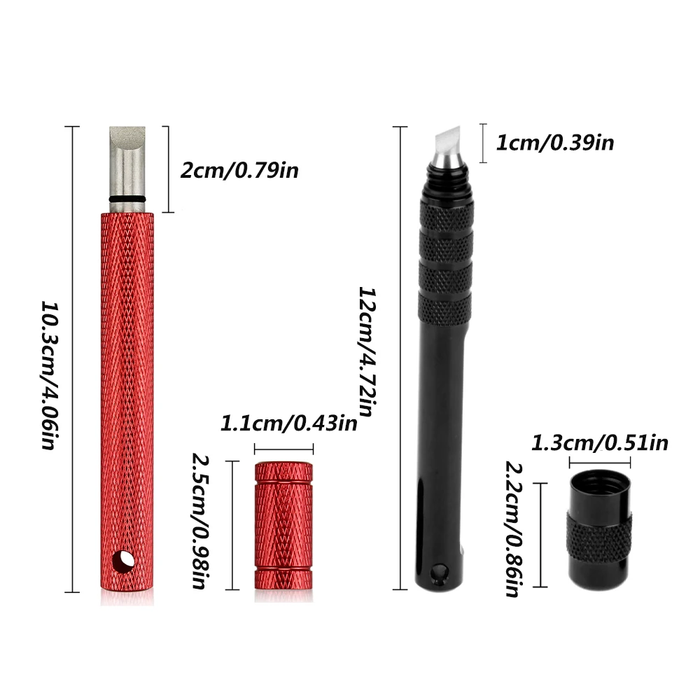 Multi-Color Golf Club Groove Sharpener and Cleaning Tool
