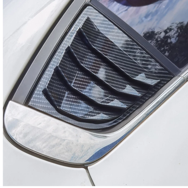 アクセサリー K スポーツカーボンファイバーリアサイドウィンドウクォータースクープ