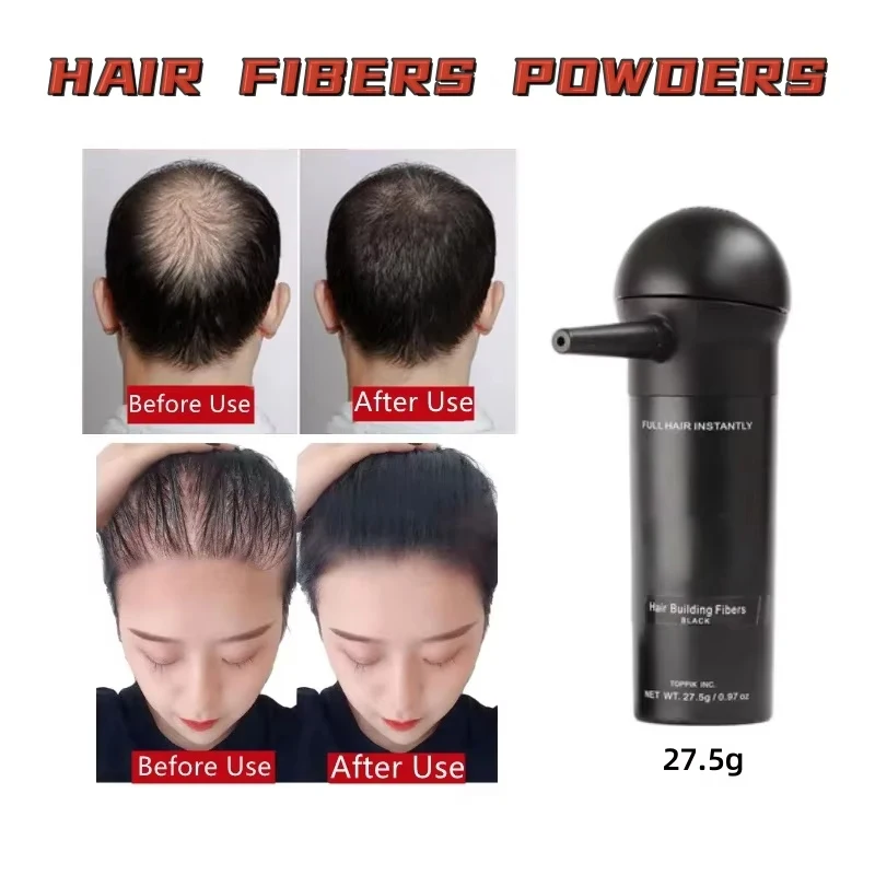 Hair Fibers Keratin Thickening Spray 27.5g Hair Building Fibers Loss Products Instant Wig Regrowth Powders