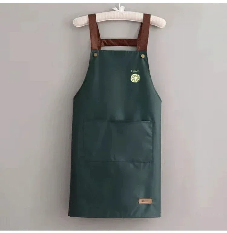 Waterproof and antifouling large pocket hotel restaurant coffee shop Western food Western pastry work clothes apron 2