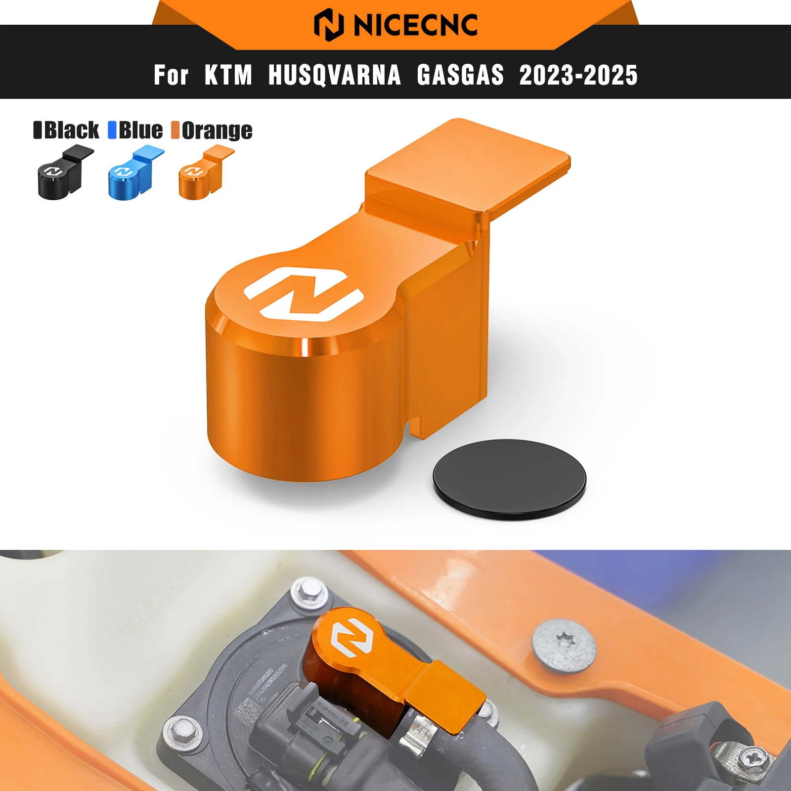 NICECNC Für KTM EXC 300 2024 2025 Kraftstoffpumpe Schutzfolie Für KTM EXCF 350 SX 125 SXF 450 XCW 500 Husqvarna TE300 GasGas EC300