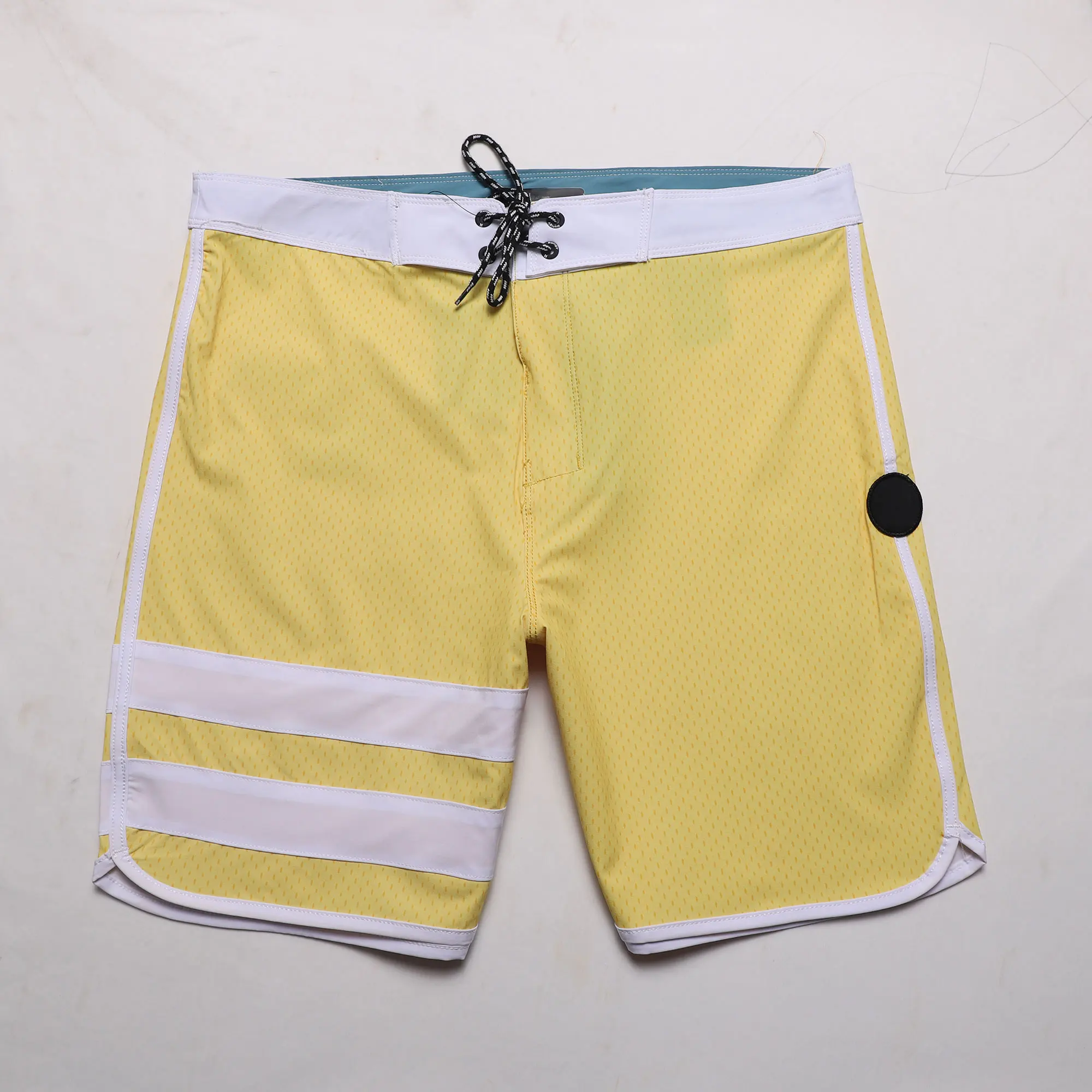 2023SummerClassicSolidMenBoardShortsWaterRepellency4way
