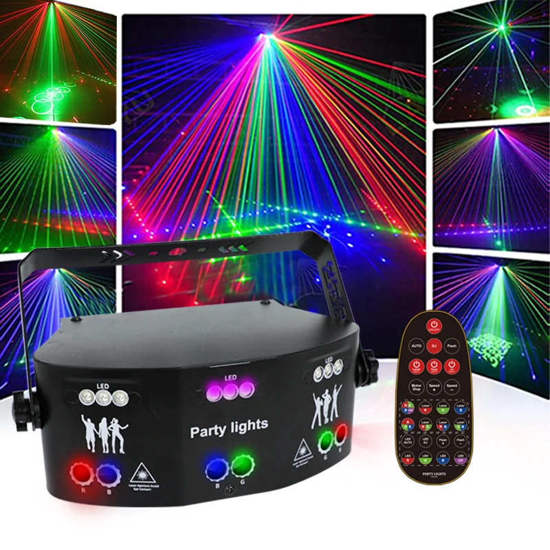 Tanie 15 9 oczu DJ Disco wiązki laserowej światło stroboskopowe projektor sklep