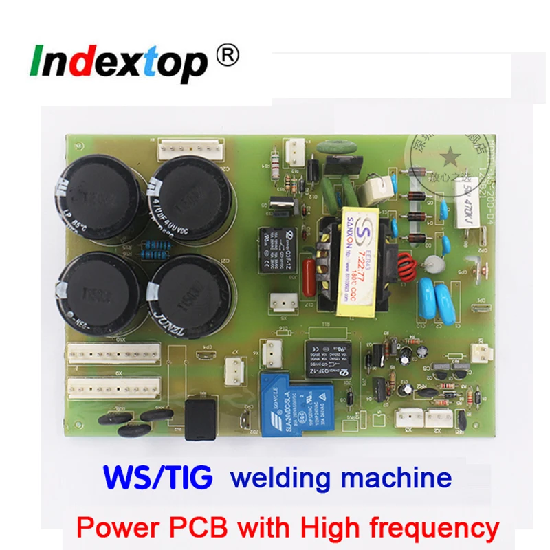 Circuit Card WSE WS TIG 160 200 250 Argon Arc Welding Machine Bottom PCB With High Frequency Voltage Arc Circuit  4 Capacitors 2
