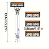 Manual razor blade universal men's portable 3-layer razor head two accessories wholesale washing three-in-one 5