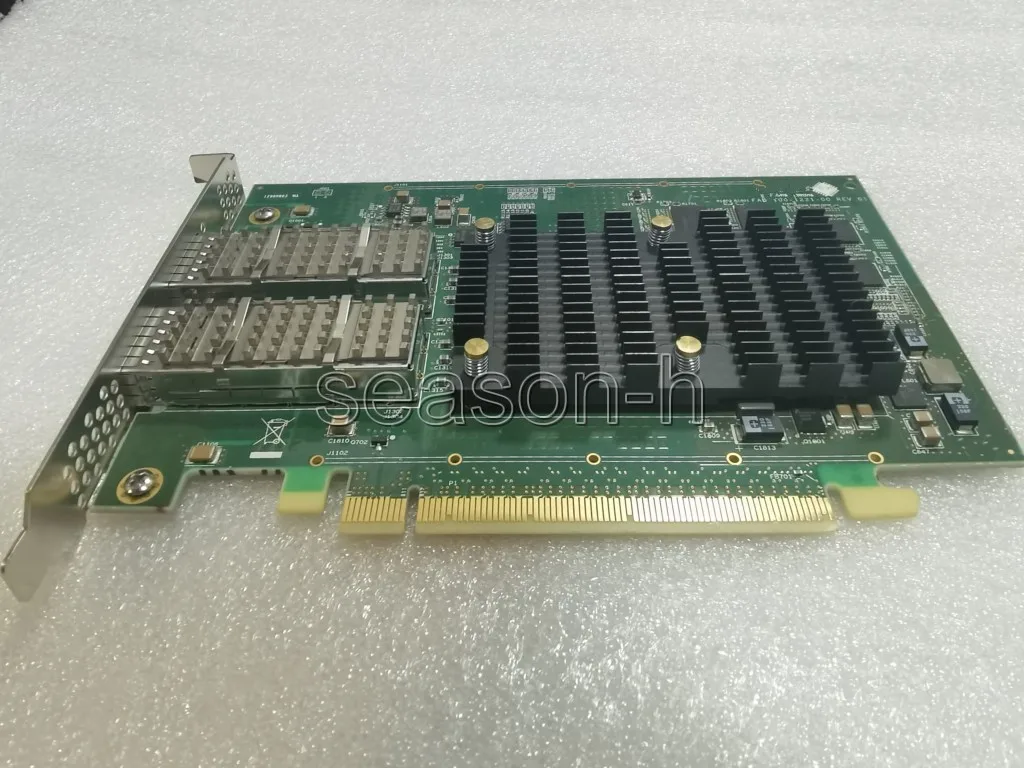 T62100-CR 듀얼 포트 네트워크 카드, PCIe 100Gbit, 2x QSFP28