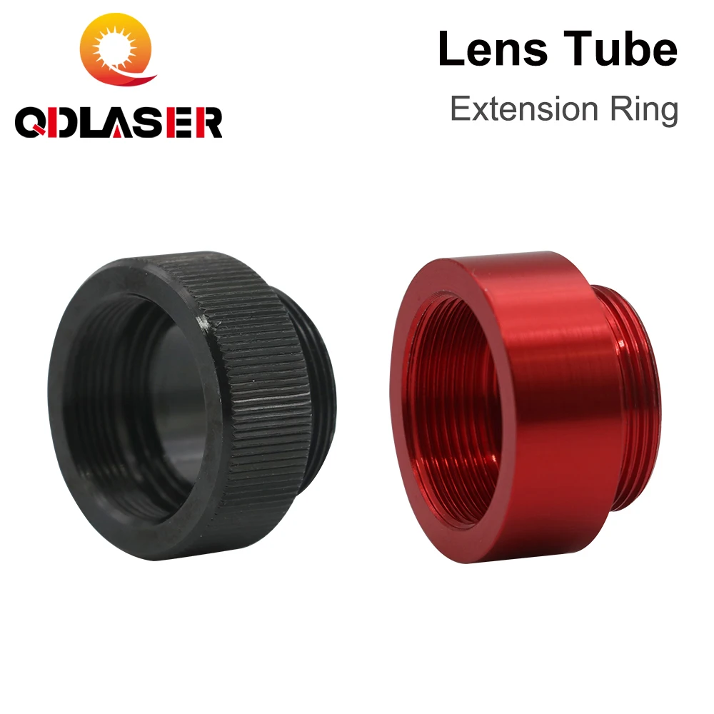 Qdlaser Co2 Laser Lens Tube Extension Ring E Series O.D.25Mm Lens Tube D20Mm F63.5Mm/127Mm Lens Per Macchina Da Taglio Laser Co2