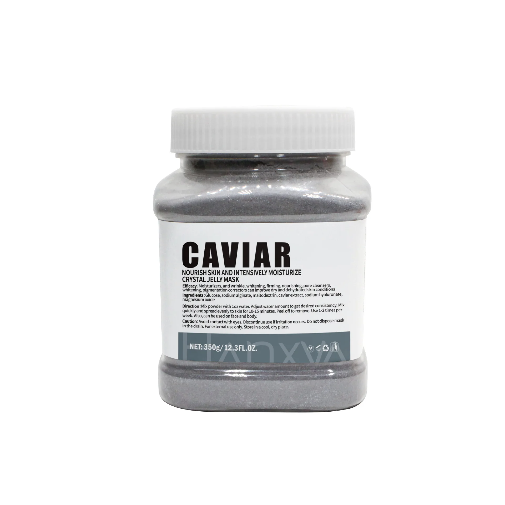 Hydrating Nourishing Jelly Face Mask Powder with Salmon DNA, Hyaluronic Acid & Collagen - 350g