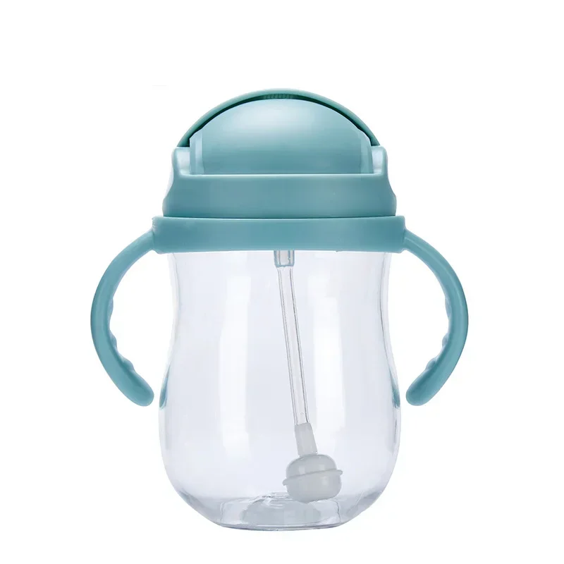 Silicone Feeding Kids Toddler Newborn Baby Drink Cups Water Bottles Kids Drinking Sippy A Cup with Straw Infantil Drinker 2
