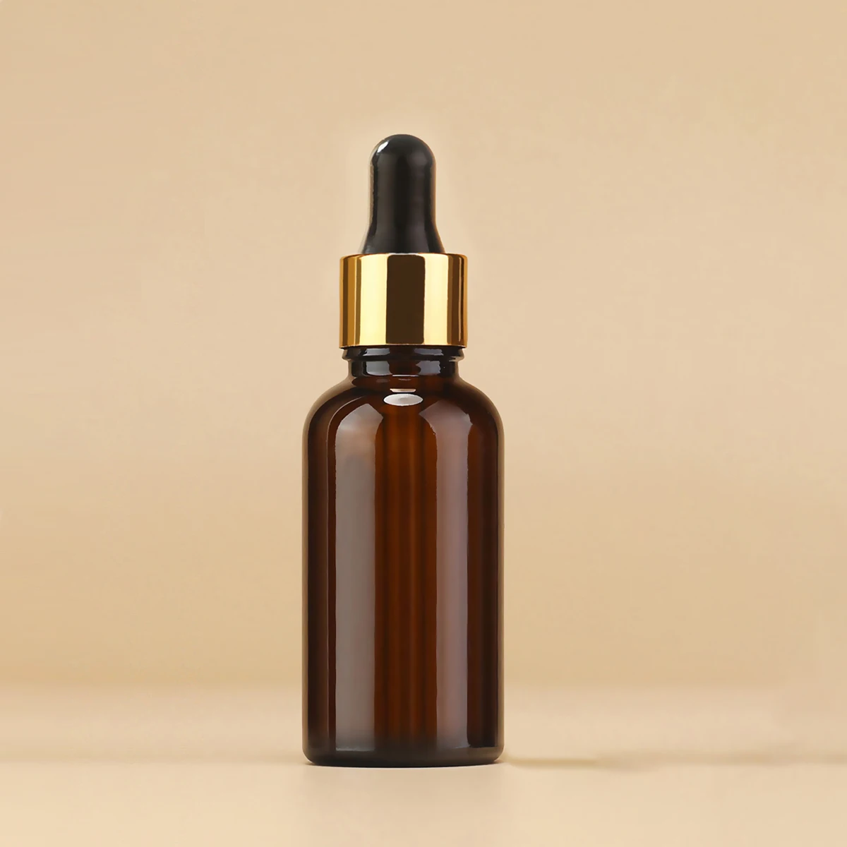 30ML amber glass dropper bottle refillable for essential oils cosmetics fluid containers