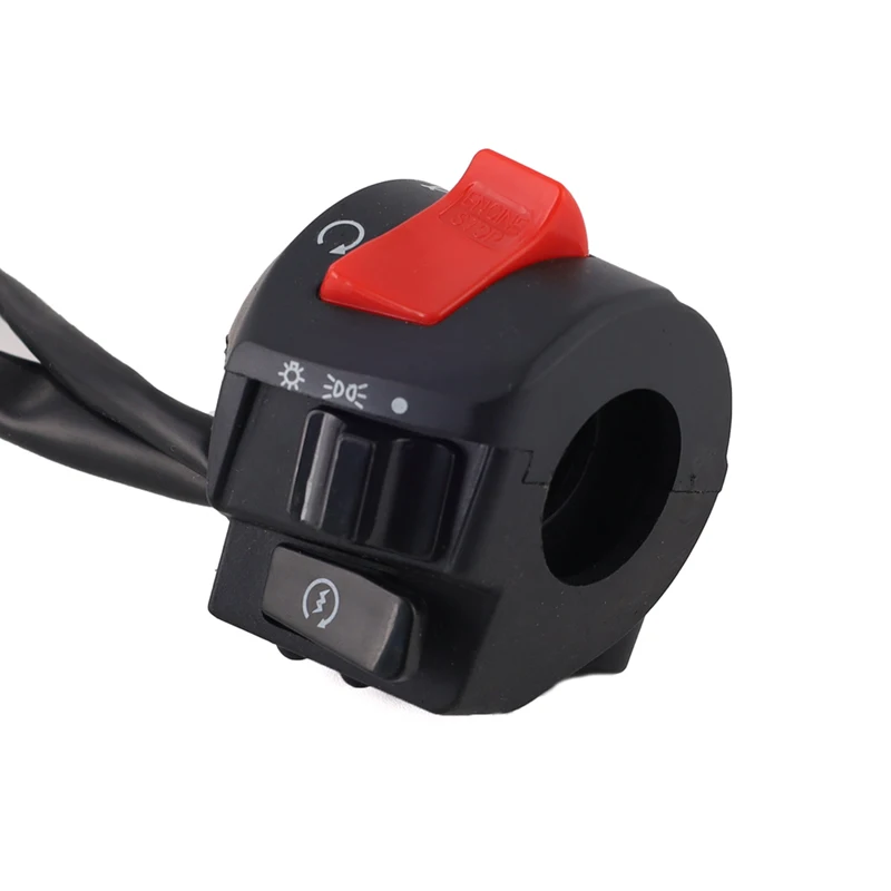 Motorcycle Handlebar Switch 22mm Universal With Choke Horn Turn Signal Headlight Electric Start