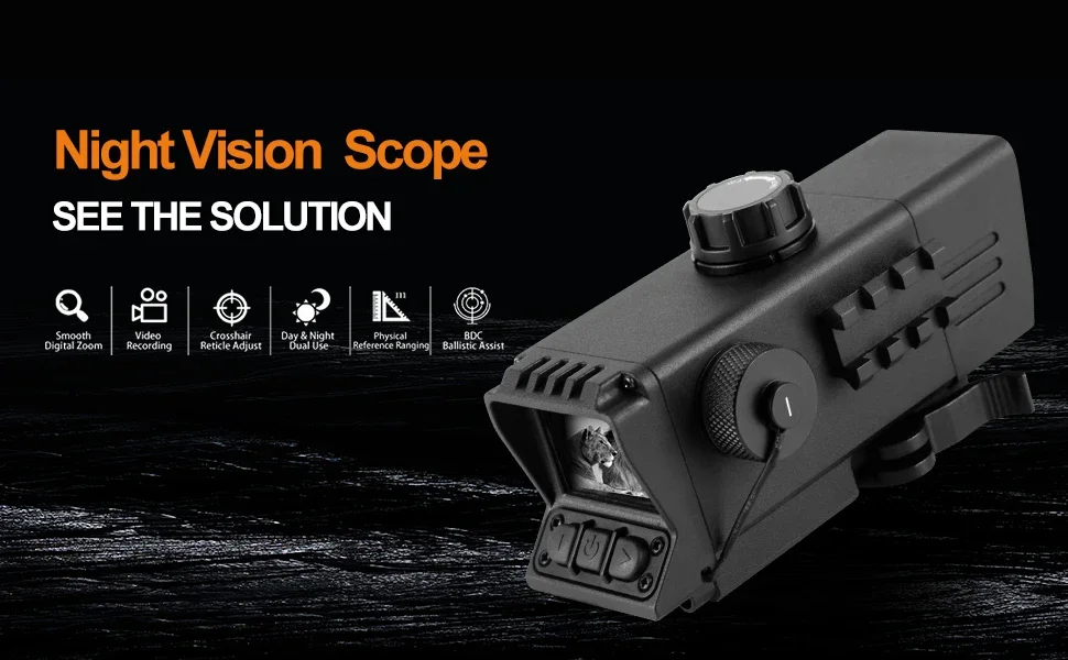 MS32 Night Vision Scope Rifle Scope for Hunting with IR850 Illuminator MOA Recor
