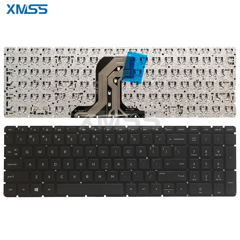 Tastiera Per Laptop Us Nuova Per Hp Pavilion 250 G5 255 G5 256 G5 15-Ba 15-Ay Senza Cornice