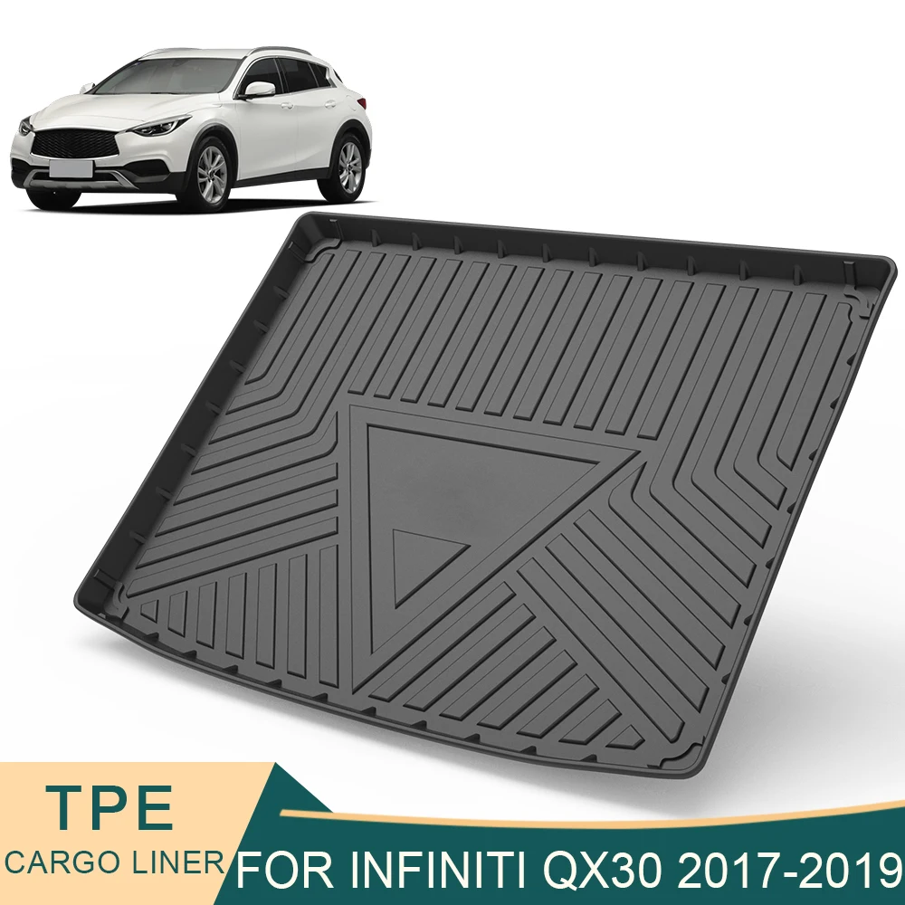 

For Infiniti QX30 H15 2017-2019 Auto Car Cargo Liner All-Weather TPE Non-slip Trunk Mats Boot Tray Carpet Interior Accessories