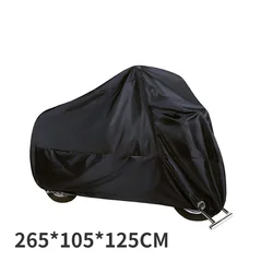 All - Season Wear - Resistant Waterproof Motorcycle & Scooter Cover with UV Protection (Black3XL)