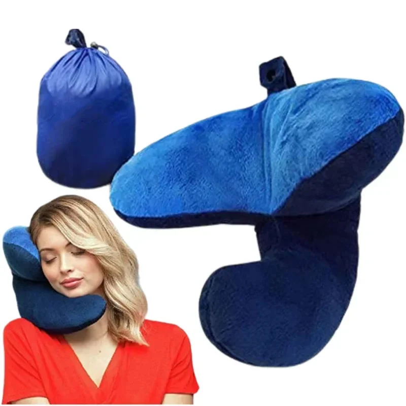 

Travel Pillow Chin Supporting Travel Pillows for Sleeping Airplane Flight Pillow Supports Your Head, Neck Chin Neck Pillow