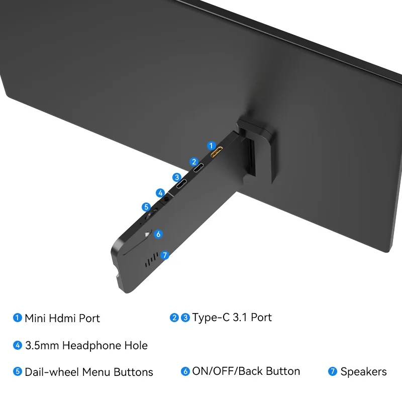 ޴  ĵ  Ŀ ִ USB-C ̹ , Ʈ PC ޴ Xbox PS5  ܺ , 15.6 ġ IPS 1080P