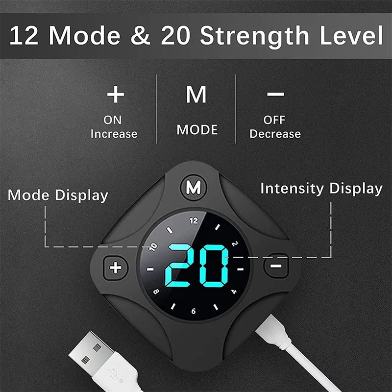 Abs Stimulator Ab hine Abdominal Toning Belt Ems Spiertoner Usb Fiess Training Gear Loss Get Equipment Home Gym Office_voghion.com