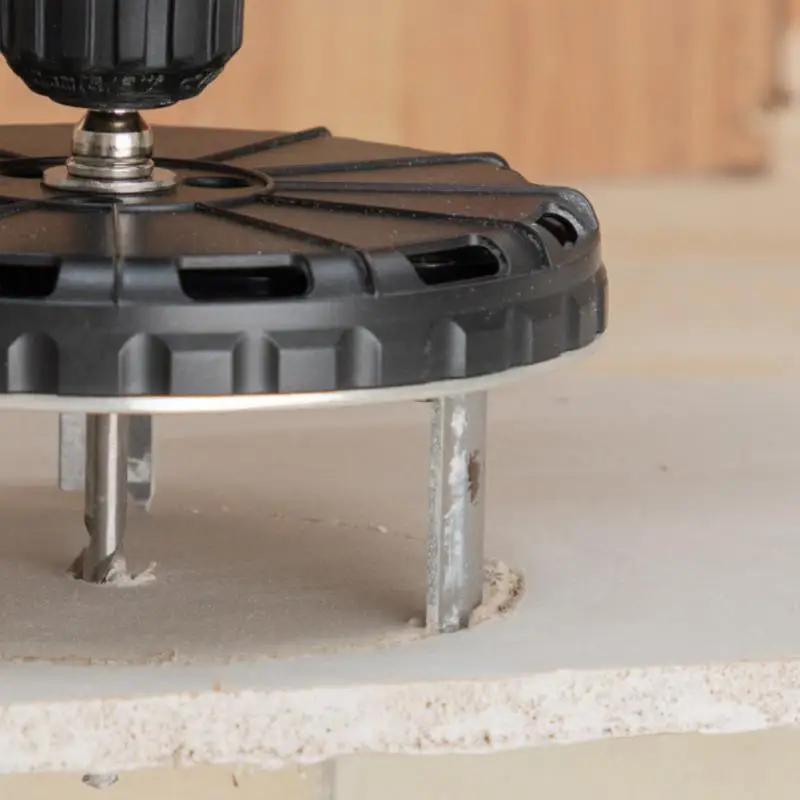 woodtech multi boring machine Adjustable Punching Saw Adjustable Cutting Diameter 45-130MM Easy And Fast Hole Multiple Use Electric  Punching Saw Accessories cutting saw machine