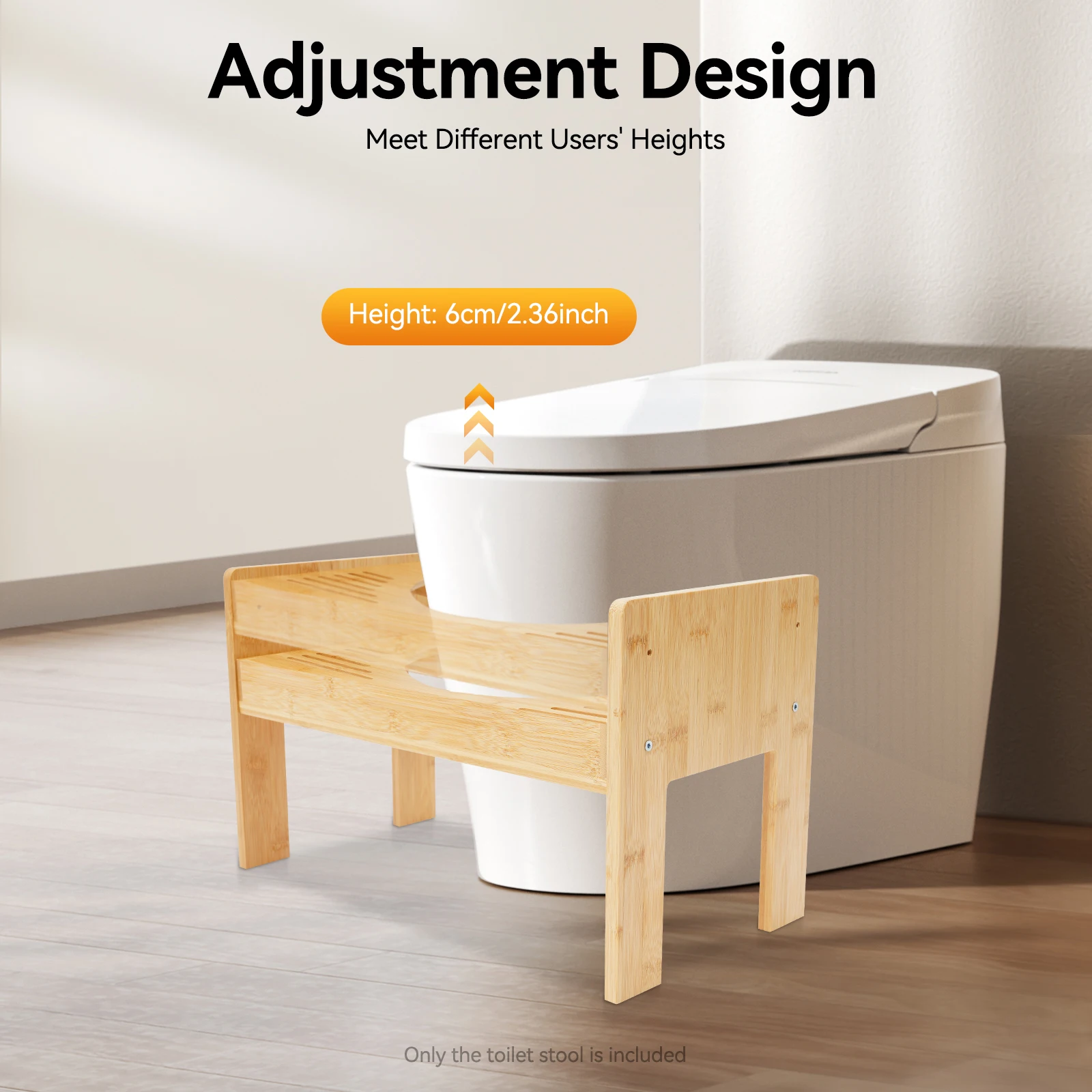 Taburete Para El Baño: Mejora Tu Postura Y Alivia El Estreñimiento De Forma Natural. Diseño Ergonómico Antideslizante Y Fácil De Limpiar. Ideal Para Adultos Y Niños.