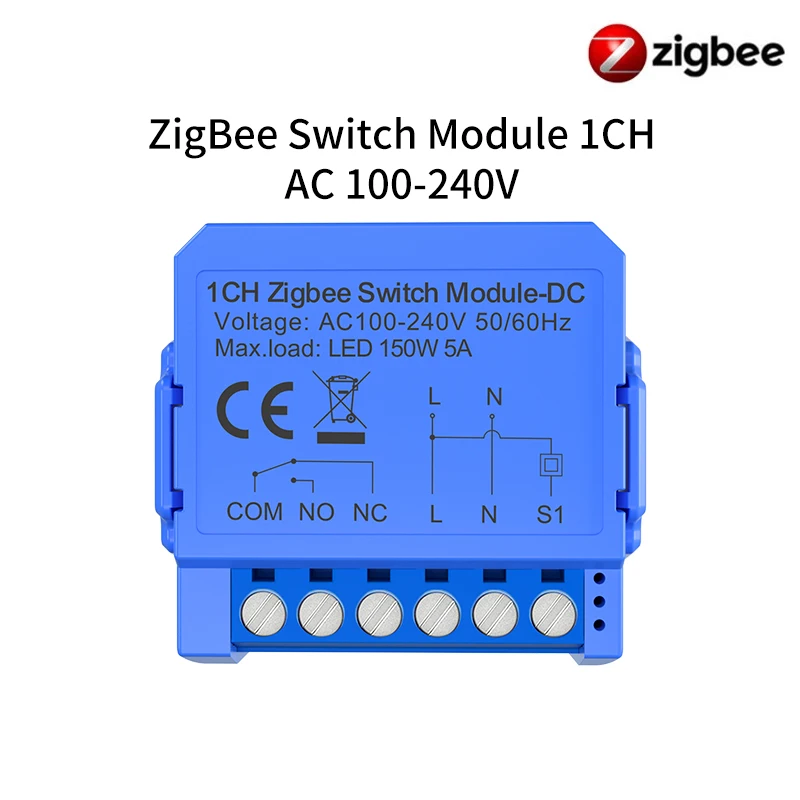 AVATTO Tuya WiFi/ZigBee DC 24-32V/AC 100-240V Dry Contact
