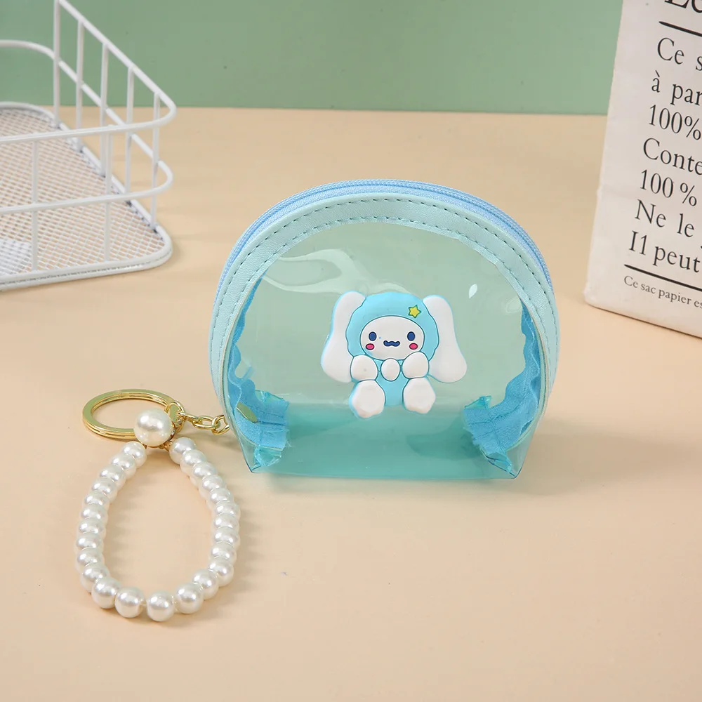

Kawaii Sanrio Coin Purse Hello Kittys Accessories Cute Beauty Cartoon Anime Versatile Large Capacity Wallet Toys for Girls Gift