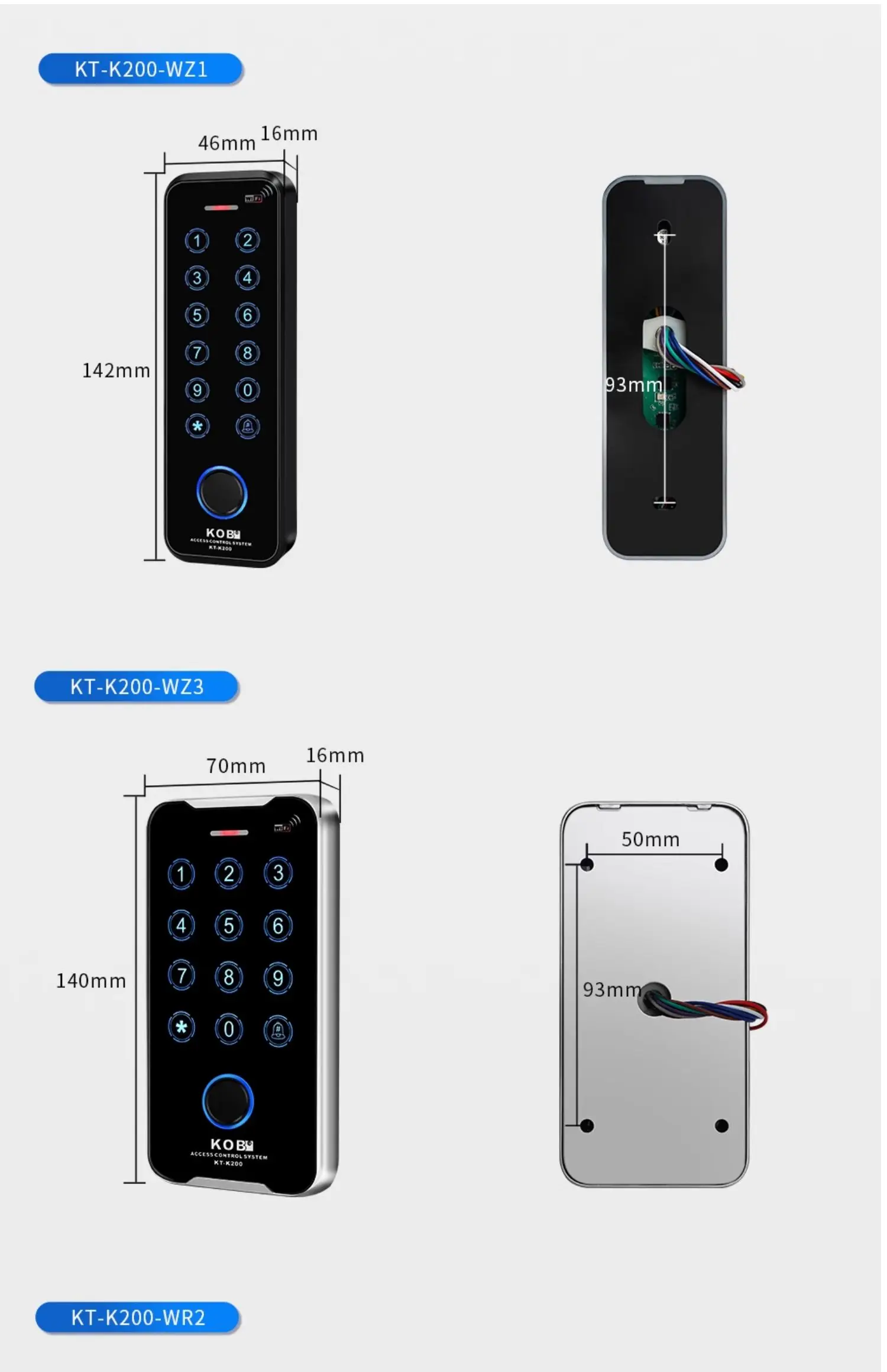 outdoor waterproof fingerprint access control machine metal facial recognition a