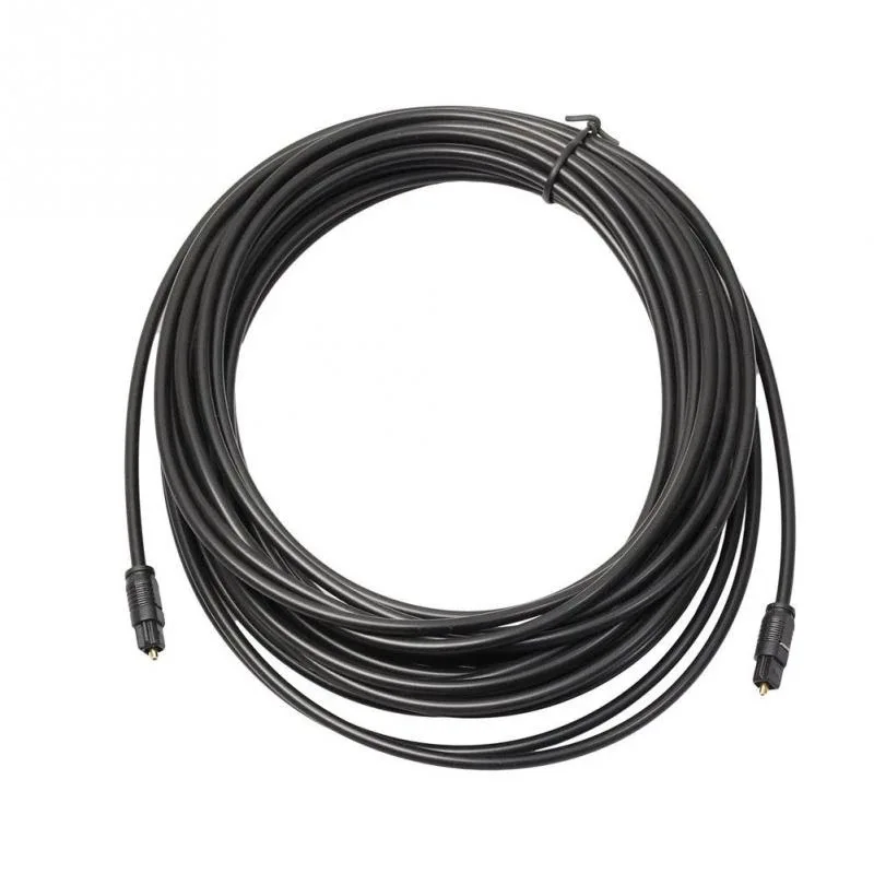 Premium Digital Fiber Optical Audio Cable with Gold-Plated Connectors