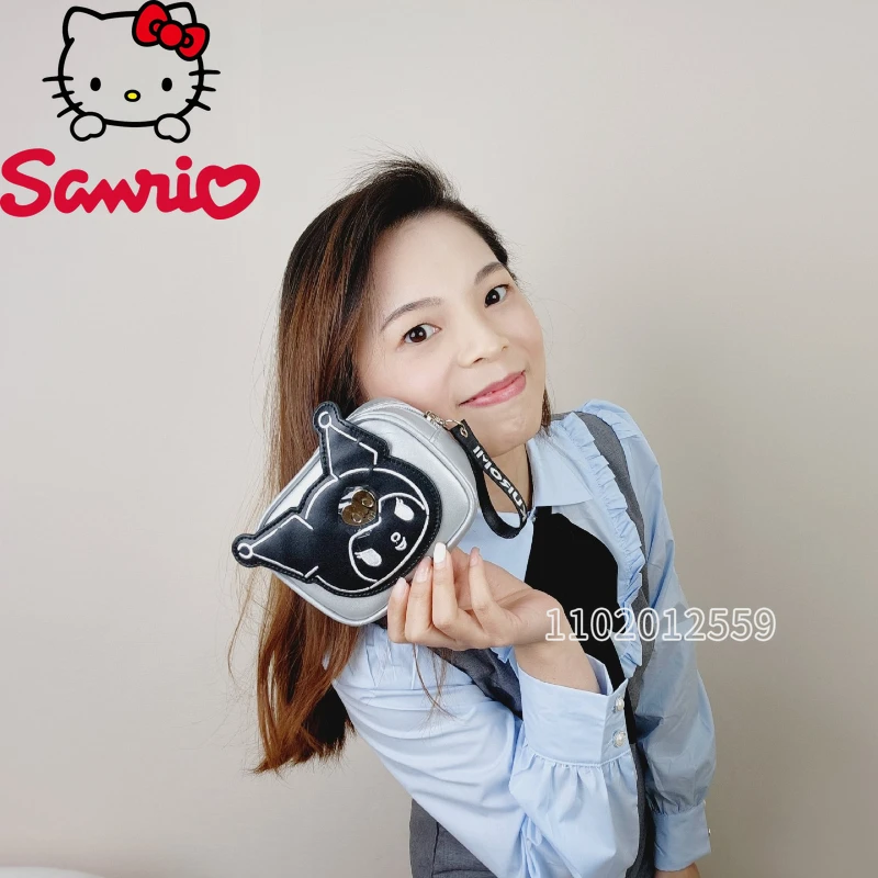 Sanrio Kuromi New Cosmetic Bag Luxury Brand Women's Cosmetic Bag Multifunctional Fashion Storage Bag Cartoon 3D Large Capacity