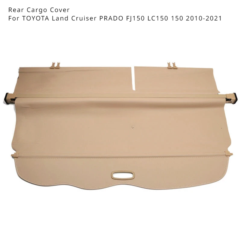 TOYOTA Land Cruiser PRADO FJ150 LC150 150 2010-2021 파티션 커튼 스크린 그늘 트렁크 보안 쉴드 용 후방 카고 커버