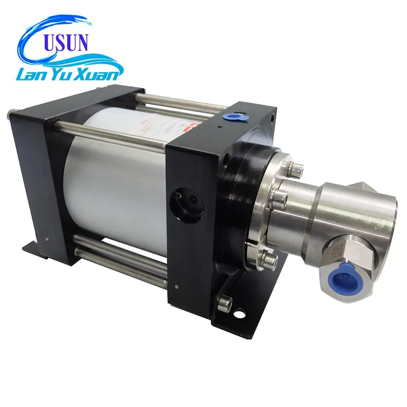 Usun Merk Model:XH100 600-800 Bar Maximale Hoge Druk Lucht Aangedreven Hydraulische Pomp Druk Test Voor Burst Machine