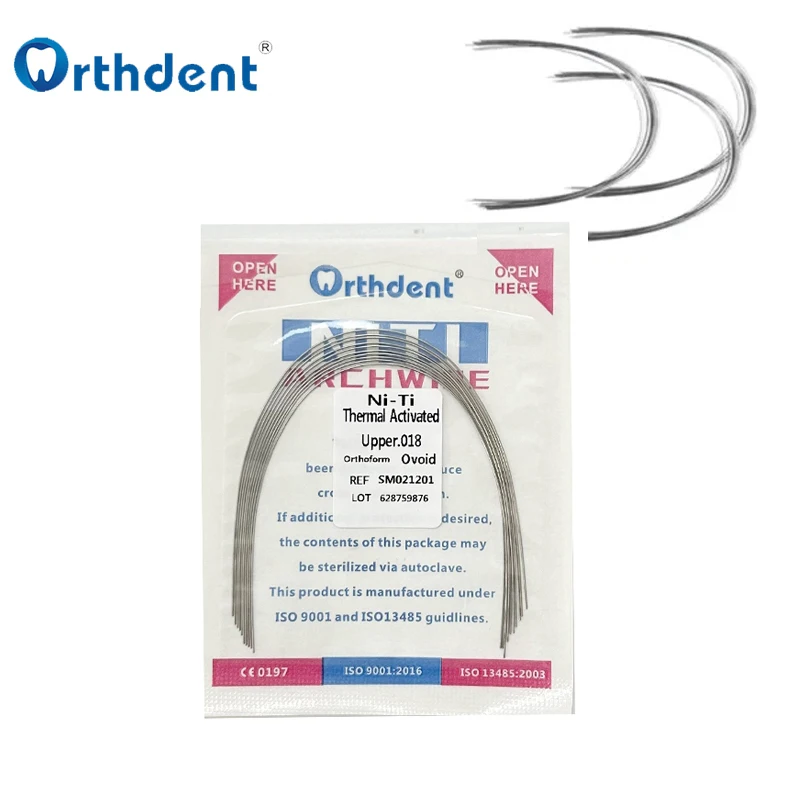 

Orthdent 1 Pack Dental Thermal Activated Arch Wires Orthodontic Round Super Elastic Niti Arch Wire Ovoid Form