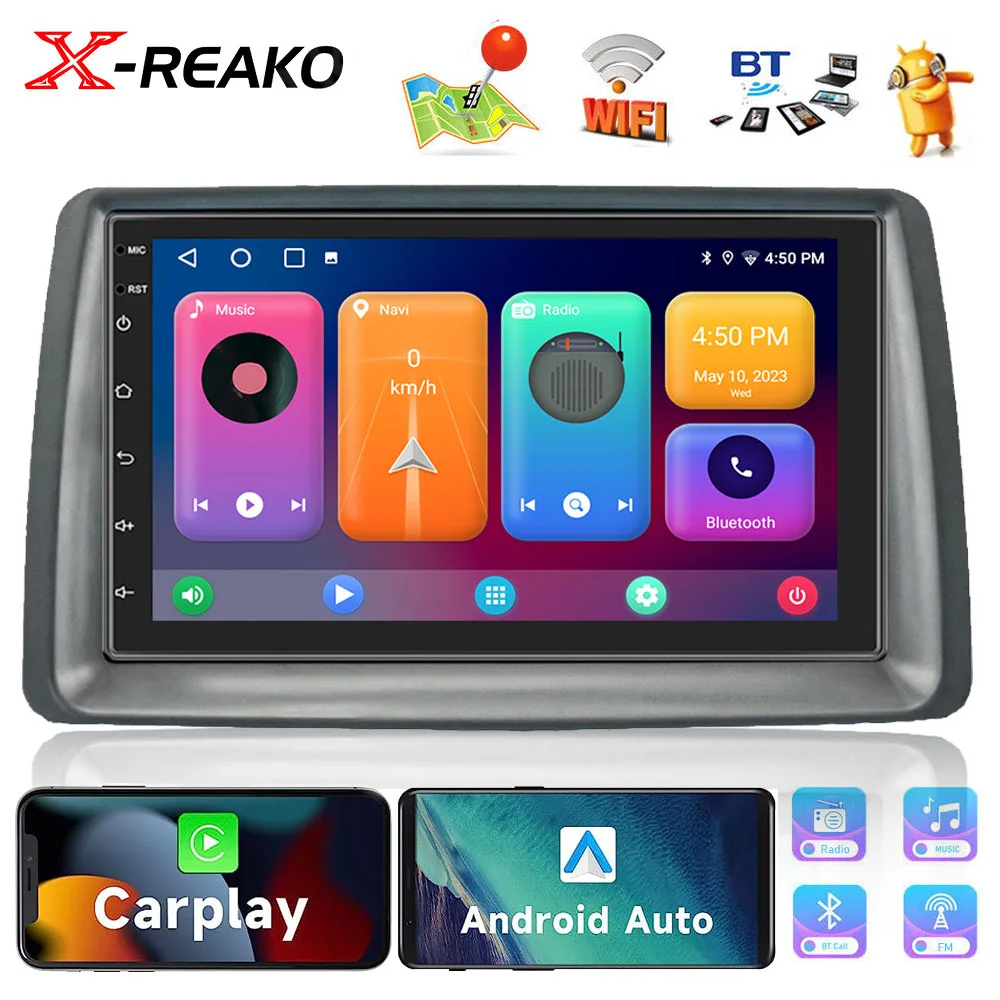 

2 din Android Auto Carplay Car Radio Multimedia For Fiat Panda 2013-2012 Car Android 12 Video DSP Stereo Navigation GPS 2+32G