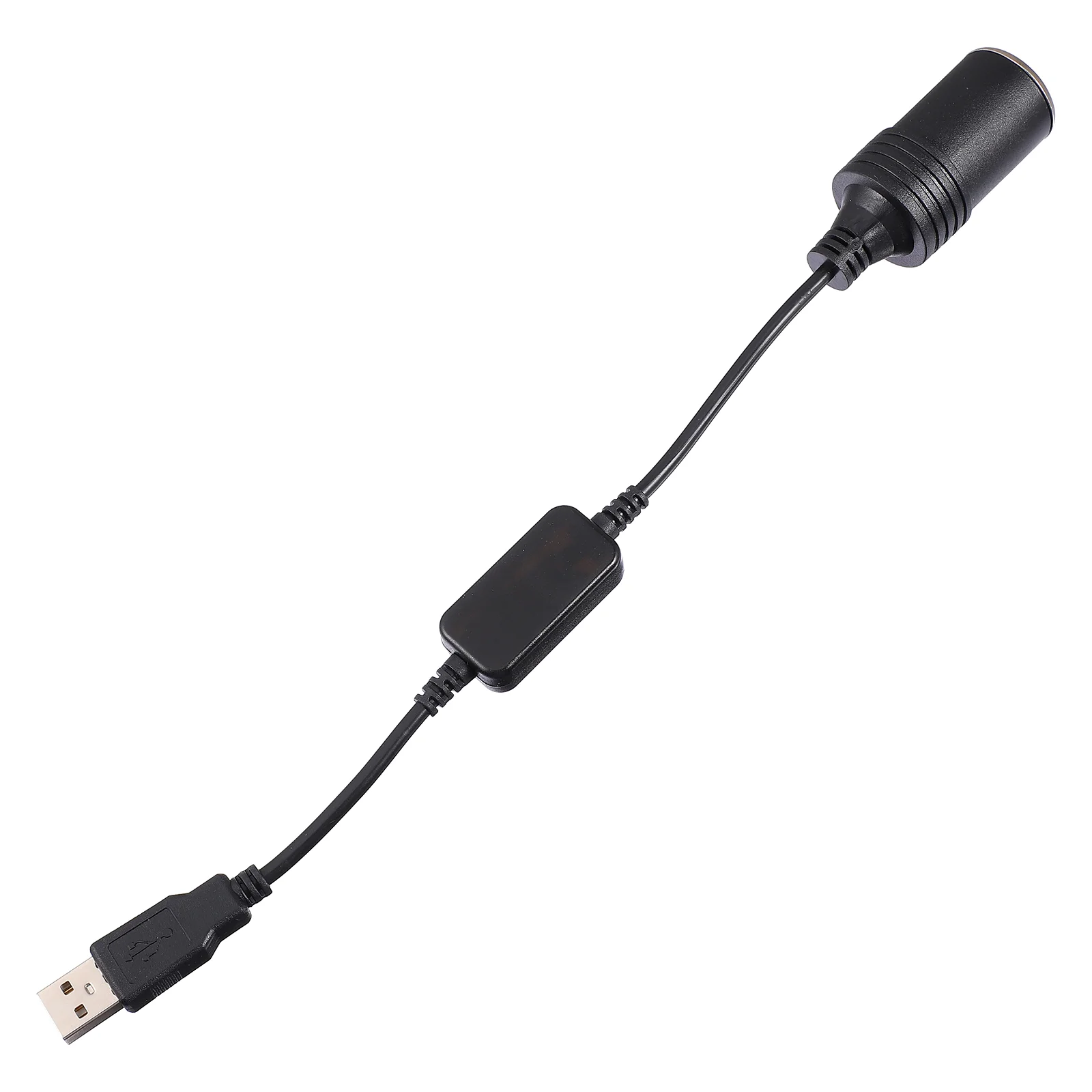

5 V Black Electrical Outlet Outlets Power Converter Lighters USB to Socket Adapter