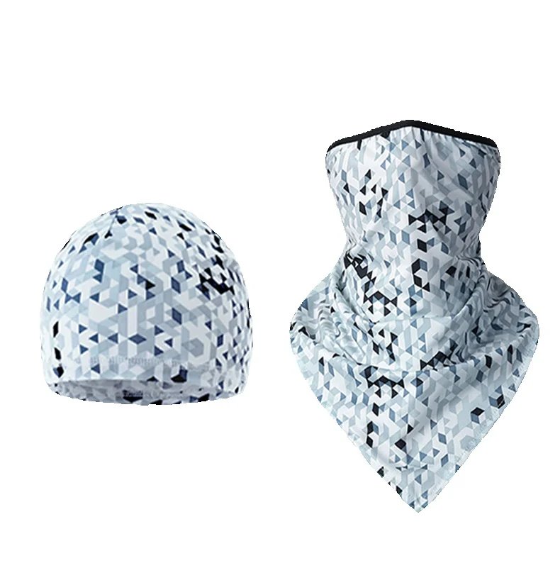 Multi functional magic face towel for outdoor cycling, sun protection, ice silk sleeves, seamless combination, moisture_voghion.com