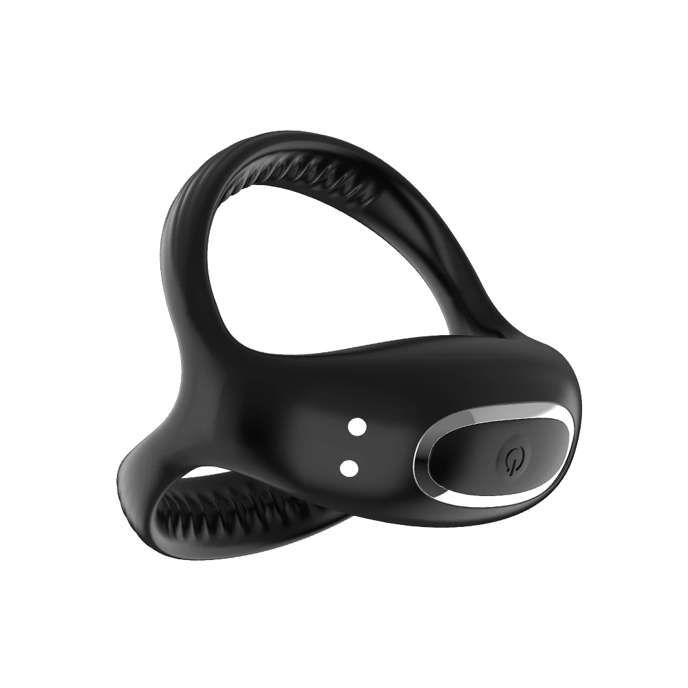 Bluetooth Wireless Remote Control Vibrating Cock Ring Delayed Ejaculation Penis Ring Vibrator Adults Sex Toy for Men Masturbator