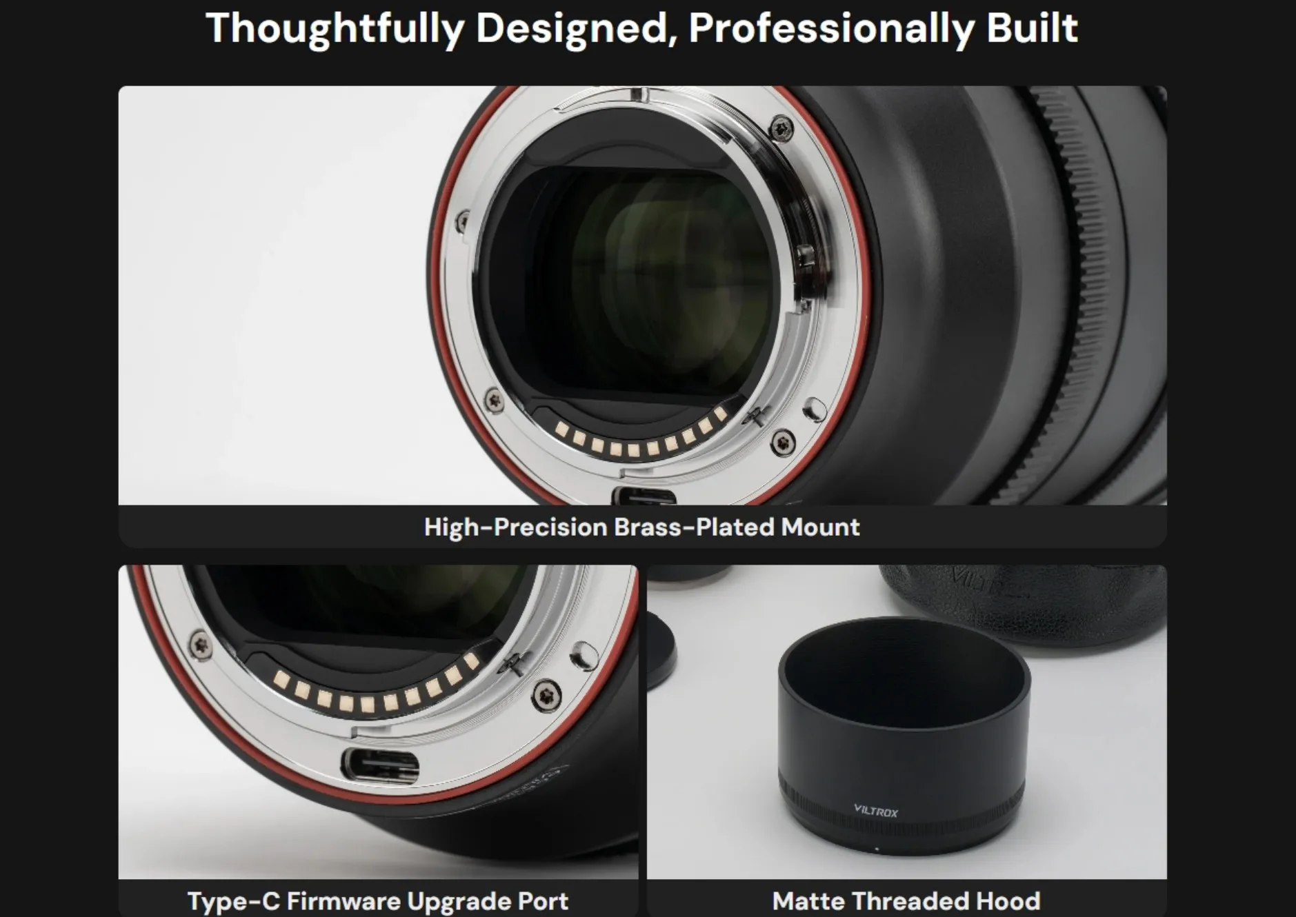 빌트록스 85mm f1.4 프로 풀프레임 자동 초점 렌즈 대구경 미러리스 카메라 렌즈 ( E 마운트 A7 A7R A7RII ZVE1 호환)