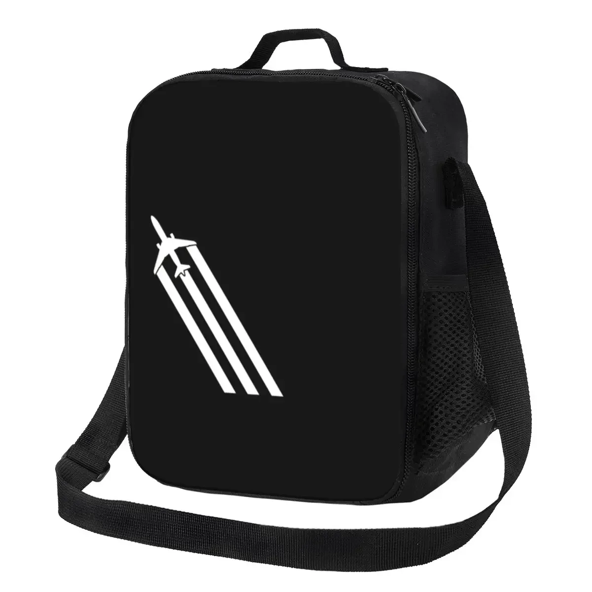 Aviation Plane Chemtrails Lunch Box Riutilizzabile Per Fighter Pilot Thermal Cooler Food Insulated Lunch Bag Office Work